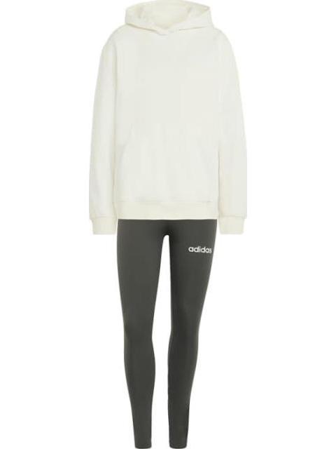 CONJUNTO 2 PIEZAS W LEISURE TS BLANCO/NEGRO ADIDAS - Imagen 6