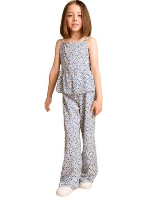 CONJUNTO ESTAMPADO AZUL HOLLY LAND KIDS - Imagen 2
