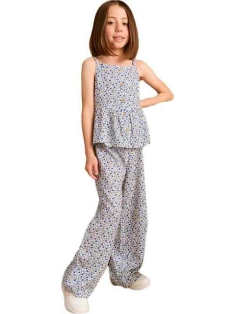 CONJUNTO ESTAMPADO AZUL HOLLY LAND KIDS - Imagen 4