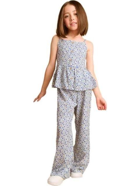 CONJUNTO ESTAMPADO AZUL HOLLY LAND KIDS - Imagen 5