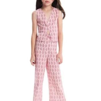CONJUNTO ESTAMPADO ROSA HOLLY LAND KIDS