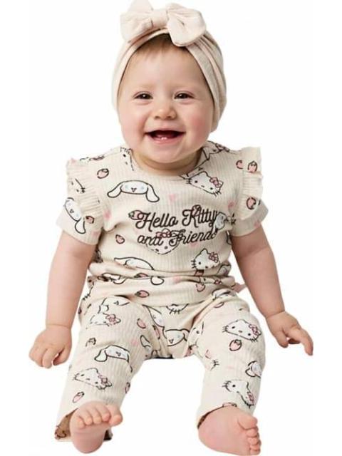 CONJUNTO HELLO KITTY BEIGE HELLO KITTY AND FRIENDS