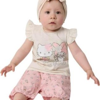 CONJUNTO HELLO KITTY ROSA HELLO KITTY AND FRIENDS