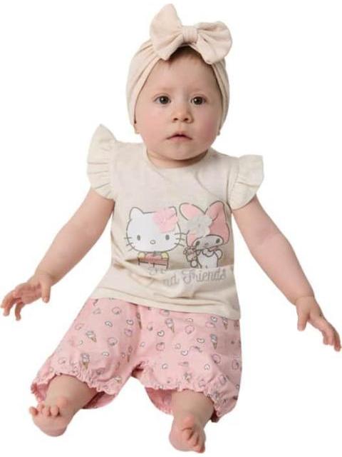 CONJUNTO HELLO KITTY ROSA HELLO KITTY AND FRIENDS