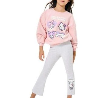 CONJUNTO HELLO KITTY ROSA HELLO KITTY AND FRIENDS