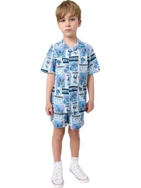 CONJUNTO STITCH AZUL STITCH