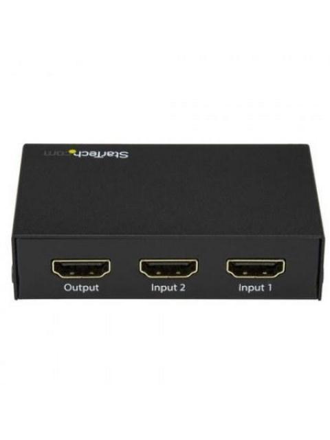 STARTECH SWITCH CONMUTADOR HDMI DE 2 PUERTOS NEGRO - Imagen 2