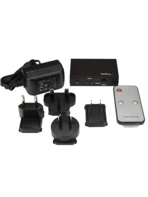 STARTECH  SWITCH CONMUTADOR HDMI DE 2 PUERTOS NEGRO - Imagen 4