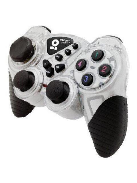 BROBOTIX GAMEPAD RUMBLEPAD ALAMBRICO USB 2.0 BLANCO - Imagen 3