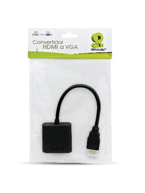 CONVERTIDOR BROBOTIX 110910N HDMI - VGA COLOR NEGRO - Imagen 3