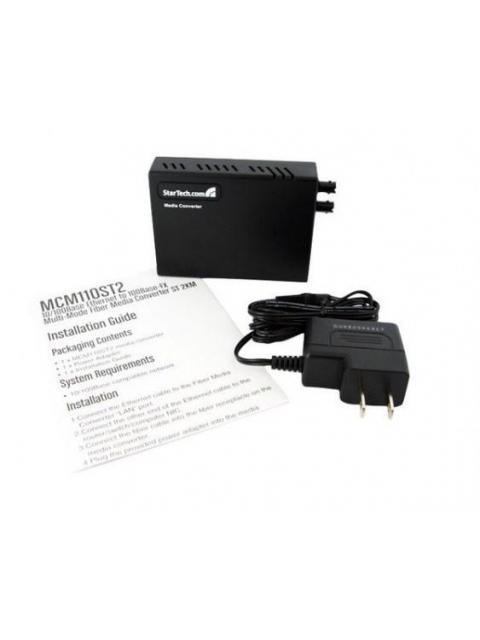 STARTECH CONVERTIDOR DE MEDIOS ETHERNET 10-100 MBPS A FIBRA MULTIMODO ST - 2KM - Imagen 5