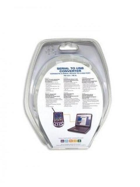 MANHATTAN ADAPTADOR USB A - SERIAL RS-232 0.45 METROS TRANSPARENTE - Imagen 5