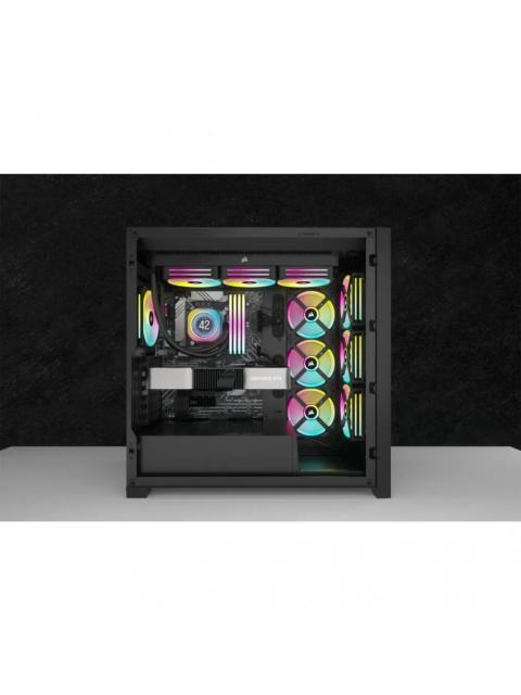 CORSAIR ICUE LINK H100I LCD RGB ENFRIAMIENTO LIQUIDO PARA CPU 2X 120MM HASTA 2400RPM NEGRO - Imagen 5