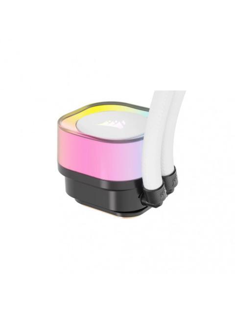 CORSAIR ICUE LINK H100I RGB AIO ENFRIAMIENTO LIQUIDO PARA CPU 2X 120MM HASTA 2400RPM BLANCO - Imagen 7