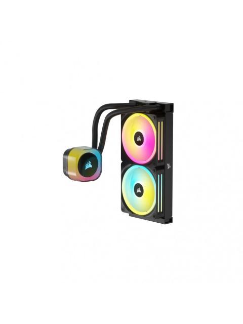 CORSAIR ICUE LINK H100I RGB AIO ENFRIAMIENTO LIQUIDO PARA CPU 2X 120MM HASTA 2400RPM NEGRO - Imagen 4