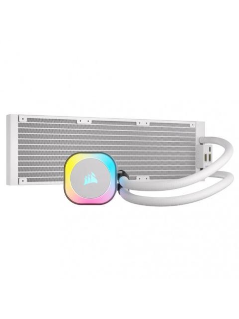 CORSAIR ICUE LINK H150I RGB ENFRIAMIENTO LIQUIDO PARA CPU 3X 120MM HASTA 2400RPM BLANCO - Imagen 2