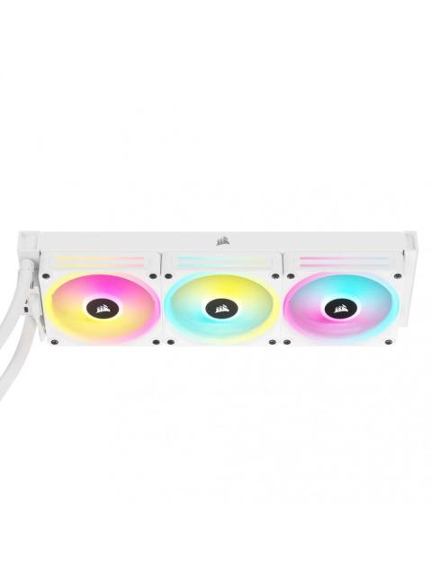 CORSAIR ICUE LINK H150I RGB ENFRIAMIENTO LIQUIDO PARA CPU 3X 120MM HASTA 2400RPM BLANCO - Imagen 3