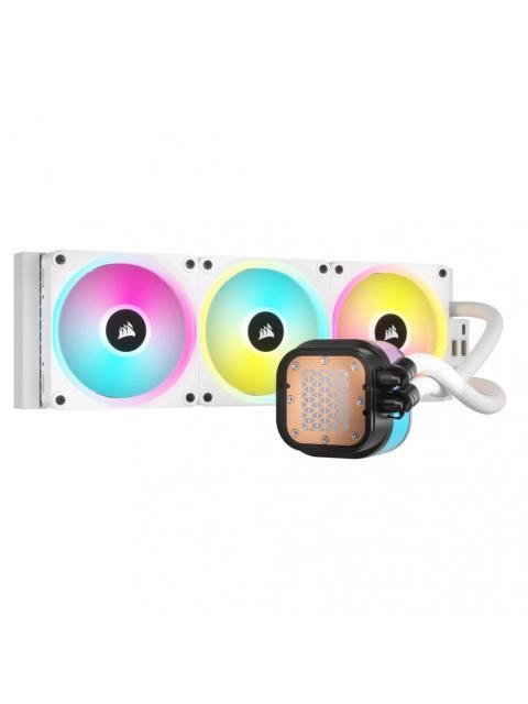 CORSAIR ICUE LINK H150I RGB ENFRIAMIENTO LIQUIDO PARA CPU 3X 120MM HASTA 2400RPM BLANCO - Imagen 6