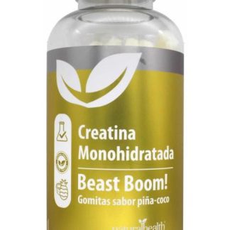 CREATINA MONOHIDRATADA PIÑA COCO 180 GOMITAS NATURAL HEALTH