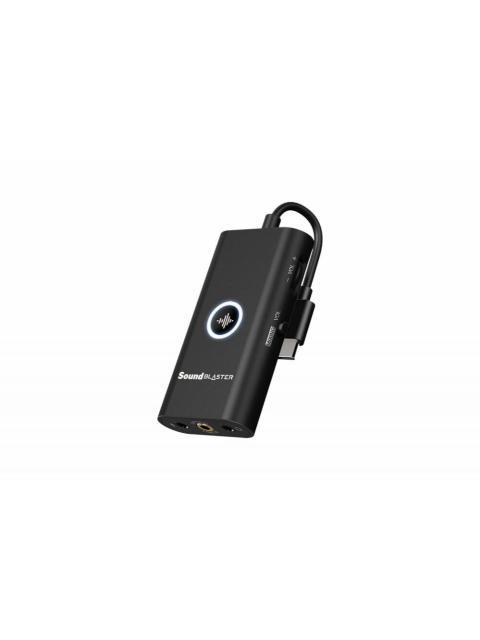 CREATIVE LABS ADAPTADOR DE AUDIO USB-C - DAC NEGRO