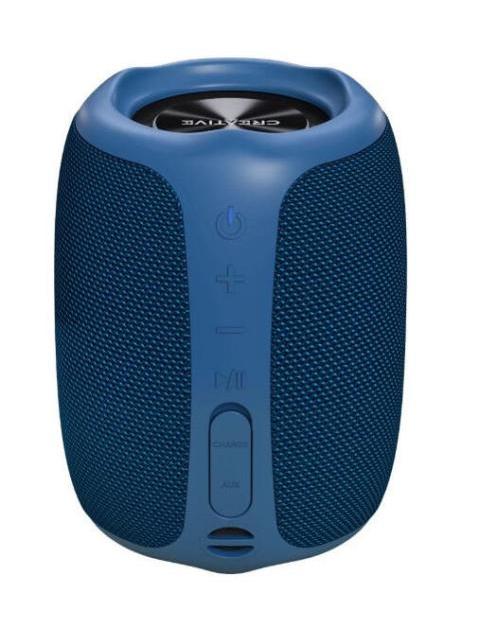 CREATIVE LABS BOCINA PORTATIL MUVO PLAY BLUETOOTH ALAMBRICO-INALAMBRICO USB-C 10W AZUL - RESISTENTE AL AGUA