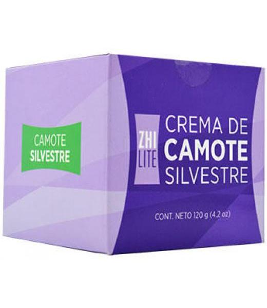 CREMA DE CAMOTE SILVESTRE SIN PARABENOS 120 G ZHI LITE