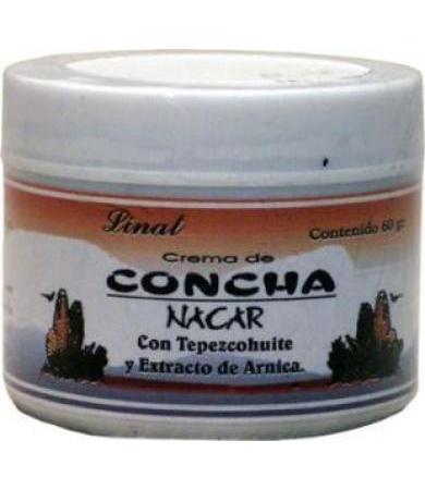 CREMA DE CONCHA NACAR TEPEZCOHUITE 60 G LINAT