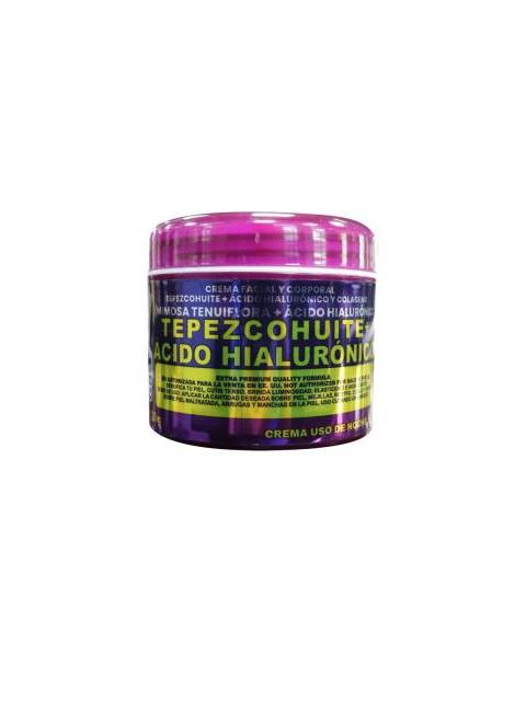 CREMA DE TEPEZCOHUITE + ACIDO HIALURONICO Y COLAGENO 120 GRS USO TEPEZCOHUITE DEL INDIO PAPAGO