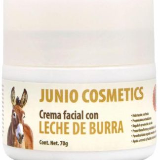 CREMA FACIAL CON LECHE DE BURRA 70G JUNIO COSMETICS