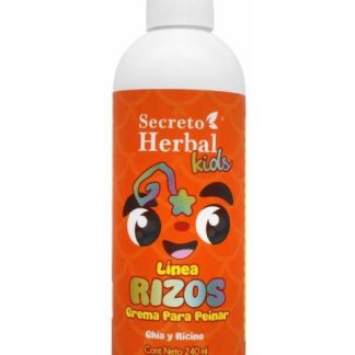 CREMA PARA PEINAR RIZOS KIDS CHIA RICINO 240 ML SECRETO HERBAL