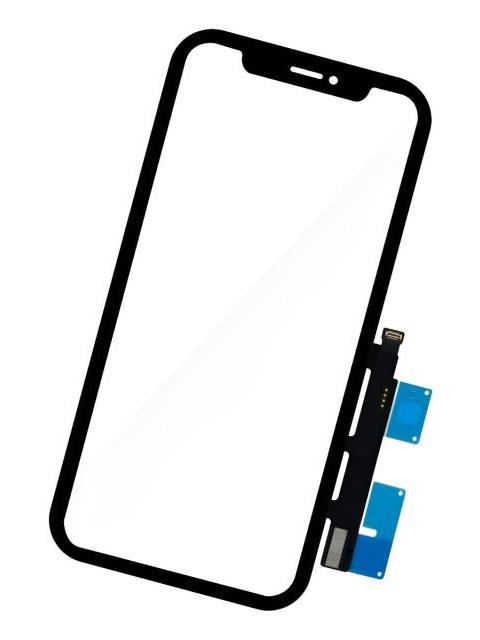 CRISTAL TOUCH CON FLEX LOGICA COMPATIBLE CON IPHONE XR A1984 NEGRO
