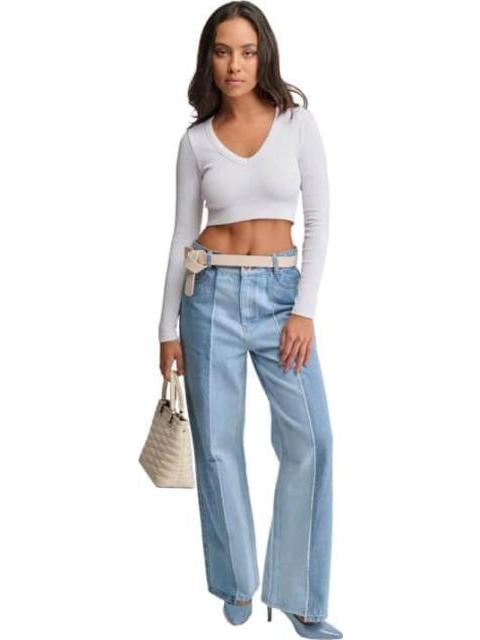 CROP TOP BLANCO HOLLY LAND