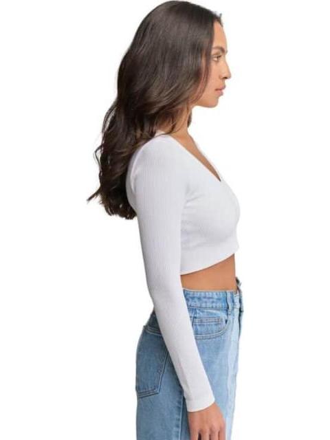 CROP TOP BLANCO HOLLY LAND - Imagen 4