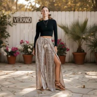 CROP TOP SEAMLESS NEGRO HOLLY LAND