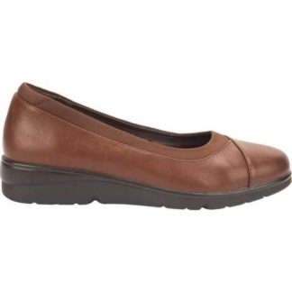 CUÑA CON LICRA COGNAC SHOSH CONFORT