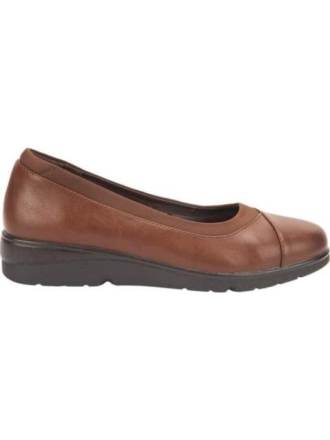 CUÑA CON LICRA COGNAC SHOSH CONFORT