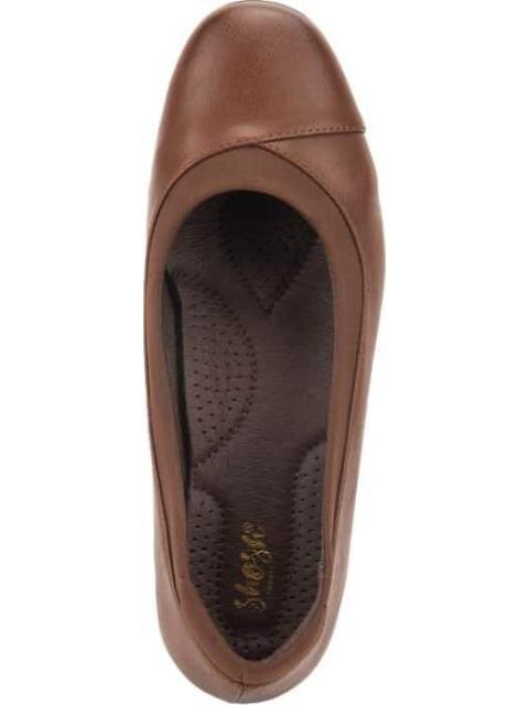 CUÑA CON LICRA COGNAC SHOSH CONFORT - Imagen 3
