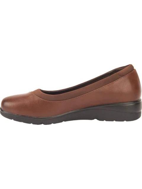 CUÑA CON LICRA COGNAC SHOSH CONFORT - Imagen 5