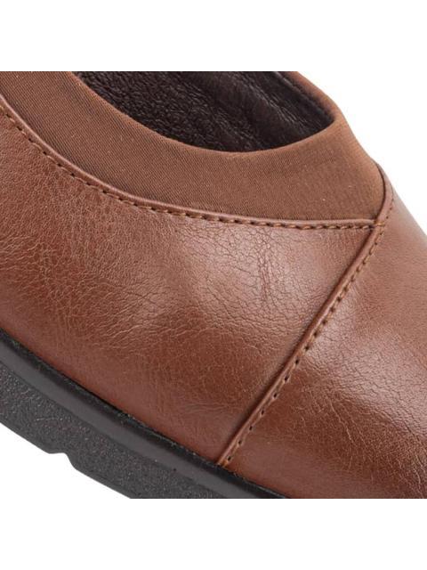 CUÑA CON LICRA COGNAC SHOSH CONFORT - Imagen 6