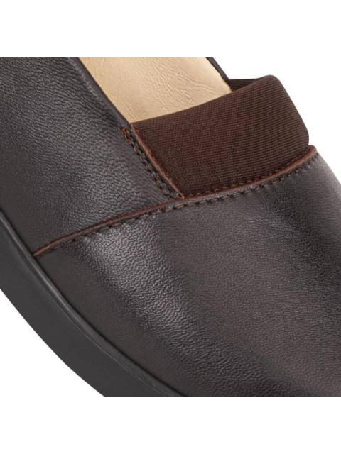 CUÑA CONFORT PIEL BORREGO CAFE JARKING SHOES - Imagen 6