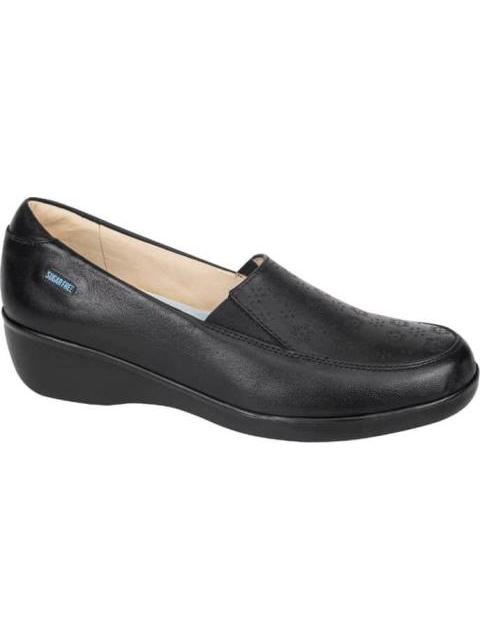 CUÑA CONFORT PIEL BORREGO NEGRO JARKING SHOES - Imagen 2