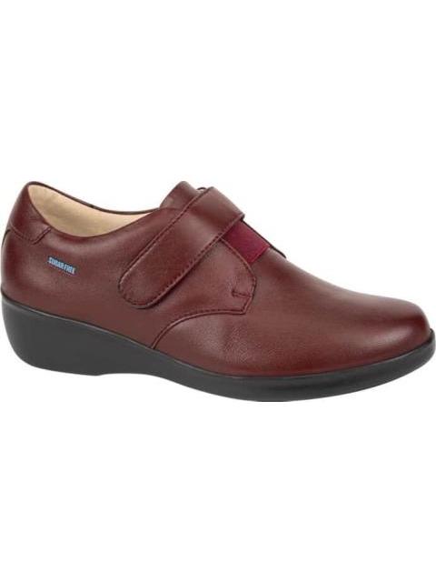 CUÑA CONFORT PIEL BORREGO VINO JARKING SHOES - Imagen 2