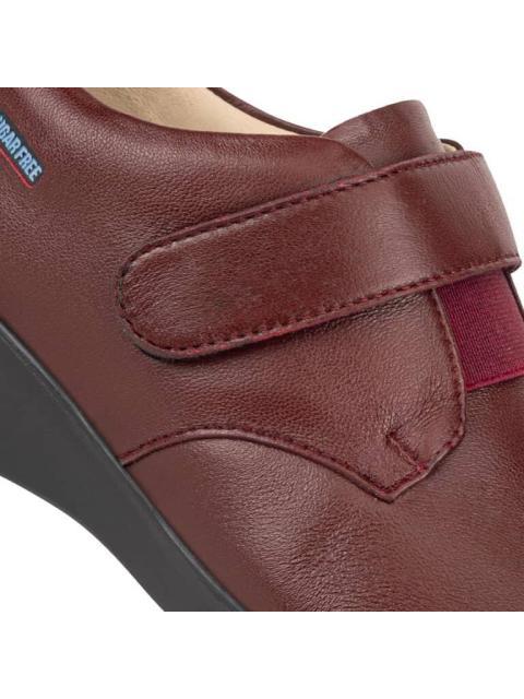 CUÑA CONFORT PIEL BORREGO VINO JARKING SHOES - Imagen 6
