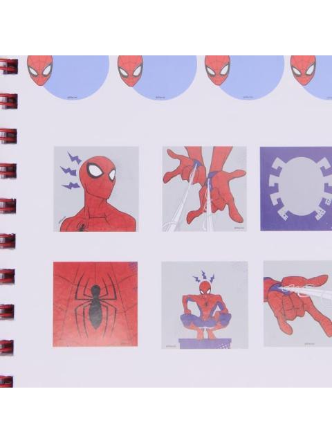 CUADERNO LENTICULAR CON STICKERS Y SEPARADORES ROJO SPIDERMAN - Imagen 4