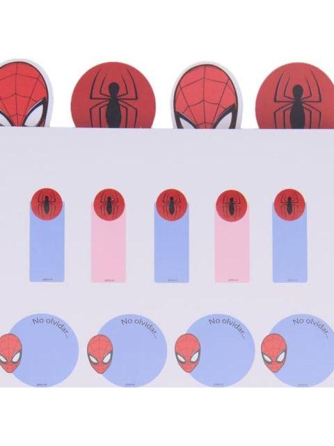 CUADERNO LENTICULAR CON STICKERS Y SEPARADORES ROJO SPIDERMAN - Imagen 5