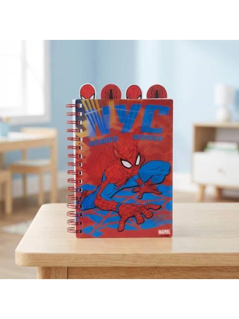 CUADERNO LENTICULAR CON STICKERS Y SEPARADORES ROJO SPIDERMAN - Imagen 6