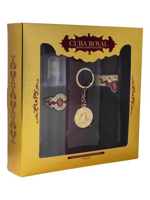 CUBA ROYAL (100 ML + AFTER SHAVE 100 ML + LLAVERO) 3 PZ