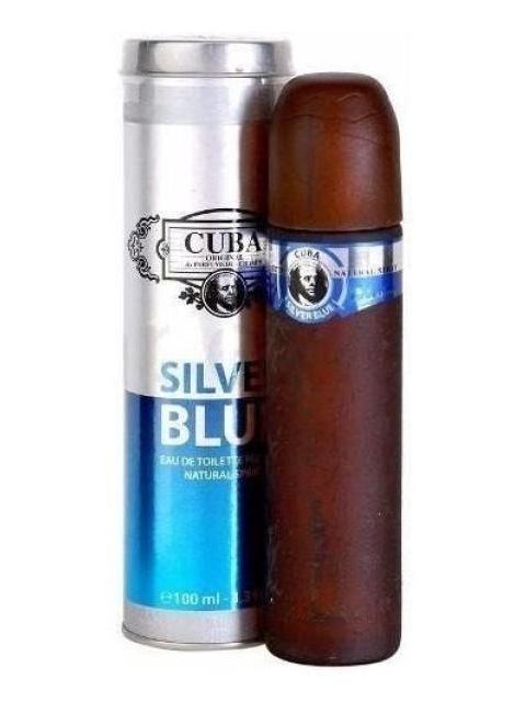 CUBA SILVER BLUE 100ML EDT SPRAY PARA HOMBRE - Imagen 3