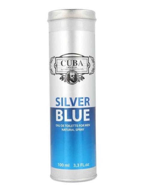 CUBA SILVER BLUE 100ML EDT SPRAY PARA HOMBRE - Imagen 6