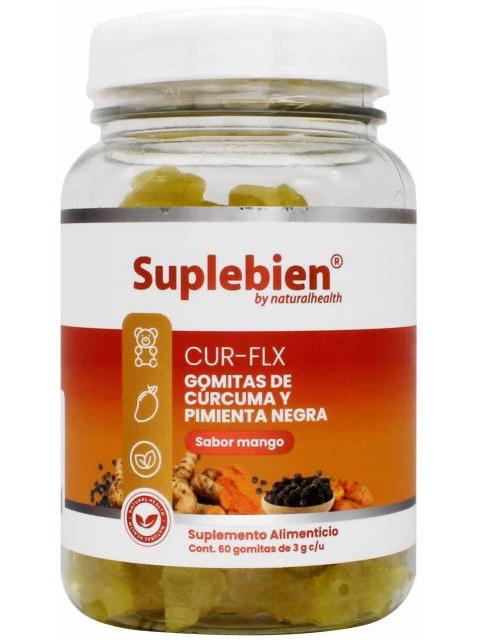 CURCUMA PIMIENTA NEGRA MANGO 60 GOMITAS SUPLEBIEN